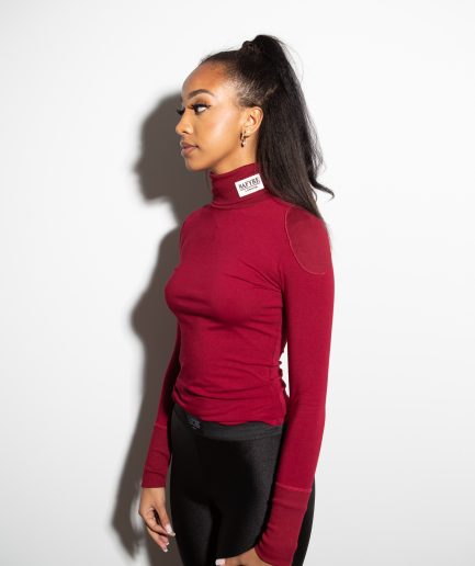 Cherry Logo Polo Neck Safyre London